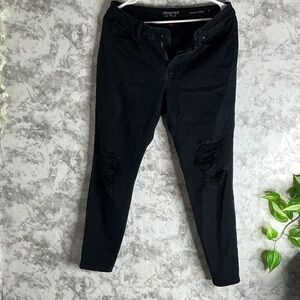 Jennifer Lopez Black Skinny Ankle Jeans